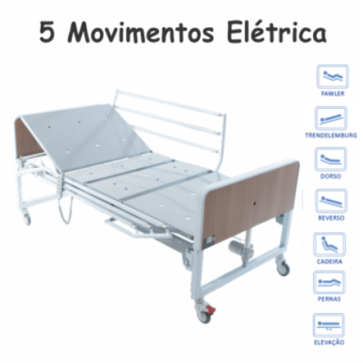 locação cama hospitalar eletrica 5 movimentos